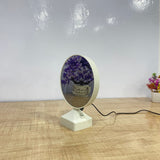 AM7714 MULTIFUNCTIONAL MAGIC MIRROR PHOTO FRAME WITH LED LIGHTING FOR HOME DECOR AND GIFTING