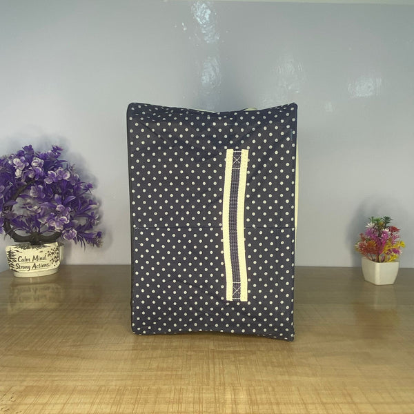 AM77177 FOLDABLE POLKA DOT STORAGE ORGANIZER BAG FOR CLOTHES AND HOME CLOSET ORGANIZATION SOLUTIONS