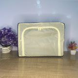 AM77177 FOLDABLE POLKA DOT STORAGE ORGANIZER BAG FOR CLOTHES AND HOME CLOSET ORGANIZATION SOLUTIONS