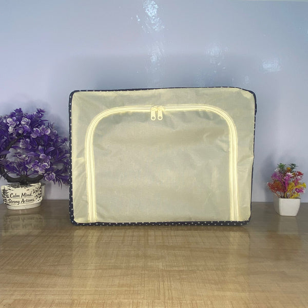 AM77177 FOLDABLE POLKA DOT STORAGE ORGANIZER BAG FOR CLOTHES AND HOME CLOSET ORGANIZATION SOLUTIONS