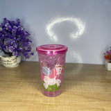 AM7722 MAGICAL PINK UNICORN DESIGN GEL FREEZER TUMBLER FOR KIDS AND ADULTS