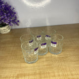AM7727 PREMIUM CRYSTAL GLASS ROUND TEA LIGHT CANDLE HOLDER FOR ELEGANT HOME TABLE DECOR