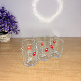 AM7729 ELEGANT CLEAR GLASS WALTZ ROTATING CUP FOR MODERN HOME AND OFFICE TABLE DECOR