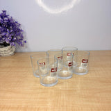 AM7730 ELEGANT CLEAR GLASS WALTZ ROTATING DRINKING CUP FOR SOPHISTICATED HOME TABLE DECORATION