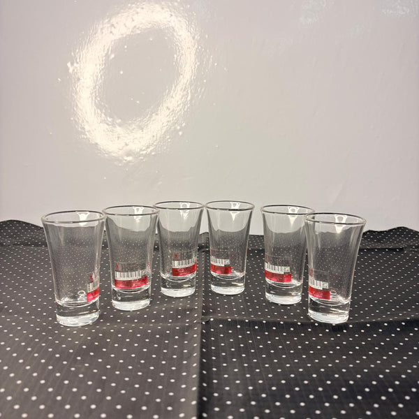 AM7747 Qianli Clear Glass Shot Glasses Set (6-Piece, Item Y311)