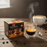 AM7749 Marc Samuels 80ml Double-Walled Espresso Glass Mug with Handle
