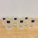 AM7795 GLACIRA ZURICH SERIES GLASS TUMBLERS SET OF 6 FOR ELEGANT DRINK SERVICE