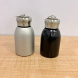 AM7802 COMPACT STAINLESS STEEL MINI BOTTLE WITH CARRYING RING FOR CONVENIENT ON THE GO HYDRATION