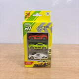 AM7809 Die-Cast Metal Toy Car Set (Pack of 3, Multicolor)