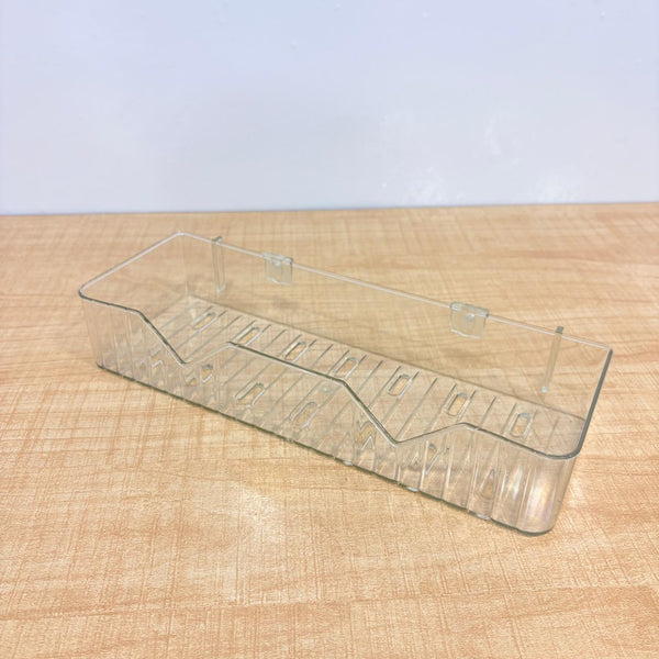 A06495 Acrylic Transparent Bathroom Shelf – Wall Mounted Adhesive Storage Organizer caddy