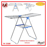 A06534 Shreeji Butterfly Single Foldable Cloth Drying Stand (W-3500)