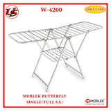 A06533 Morlek Stainless Steel Butterfly Single Cloth Drying Stand (W-4200)