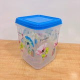 A06554 Square Food Fresh Printed Plastic Container - 9000ml