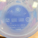 A06556 Round Lock & Lock Printed Plastic Container with Lid - 7500ml