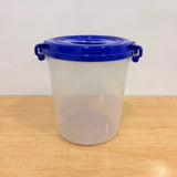 A06558 Round Lock & Lock Plain Plastic Container with Lid - 7500ml