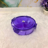 A06640 HAZELNUT PET 5-Compartment Multi-Purpose SpiceBox 333 with Spoon - Loose
