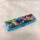 A06583 PCB-9960 Printed Magnetic Pencil & Compass Box for Kids - 8 In