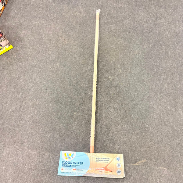 A06675 Wondra 16-Inch Antibacterial Floor Wiper with 4ft Rod