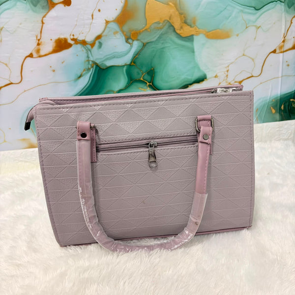 A06697 Women's Stylish Textured & Printed Shoulder Tote Bag