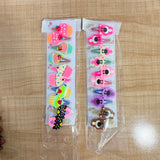 A06713 Cute Cartoon Hair Clips Set for Kids & Girls – Colorful Snap Hair Pins with Dessert, Animal & Character Designs