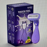 A06705 Touch Feel Women's Hair Removal Razor with In-Built Gel Bars