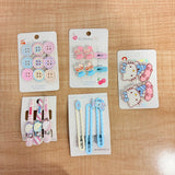 A06719 Cute Cartoon & Patterned Hair Pins Set for Girls and Kids