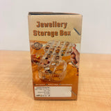 A06706 3-Layer Clear Acrylic Rotating Jewelry Storage Box & Cosmetic Organizer