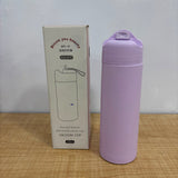 A06888 400ml Portable Insulated Vacuum Flask with Mobile Phone Holder & Carrying Strap