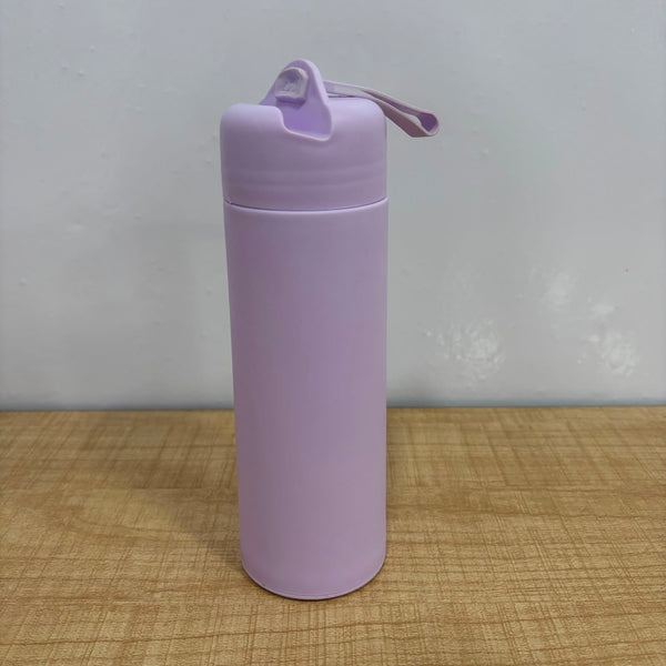 A06888 400ml Portable Insulated Vacuum Flask with Mobile Phone Holder & Carrying Strap