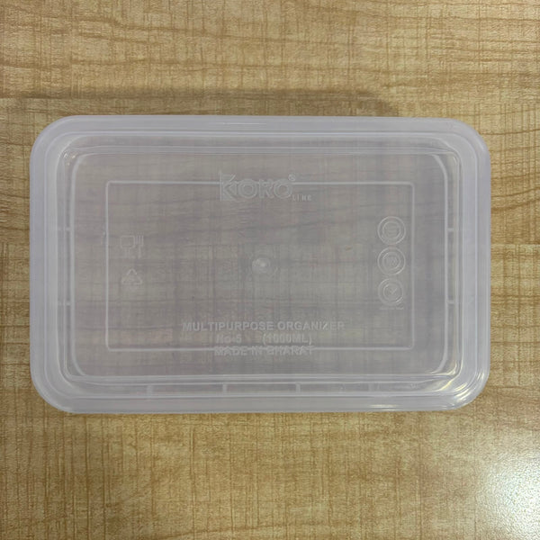A06938 KOKO LINE Clear Multipurpose Storage Container & Organizer (1000 ml, No-5)