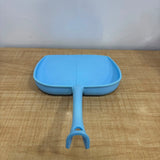A06945 Ergonomic Blue Plastic Handheld Dustpan & Garbage Scoop