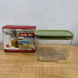 A06949 KOKO Airtight Plastic Grip Storage Jar Container (1600 ML)