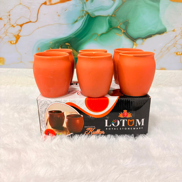 AM0343 Lotum Exclusive Kullad Handmade Tea Set of 6
