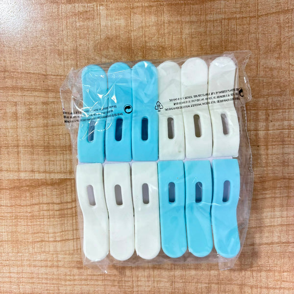 A06964 Target Plastic Cloth Clips (Pack of 12)