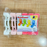 A06965 Handsome Plastic Cloth Clips Set (Pack of 12)