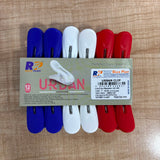 A06969 Urban Plastic Cloth Clips (Pack of 12)