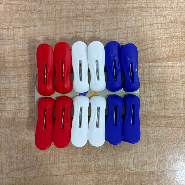A06969 Urban Plastic Cloth Clips (Pack of 12)