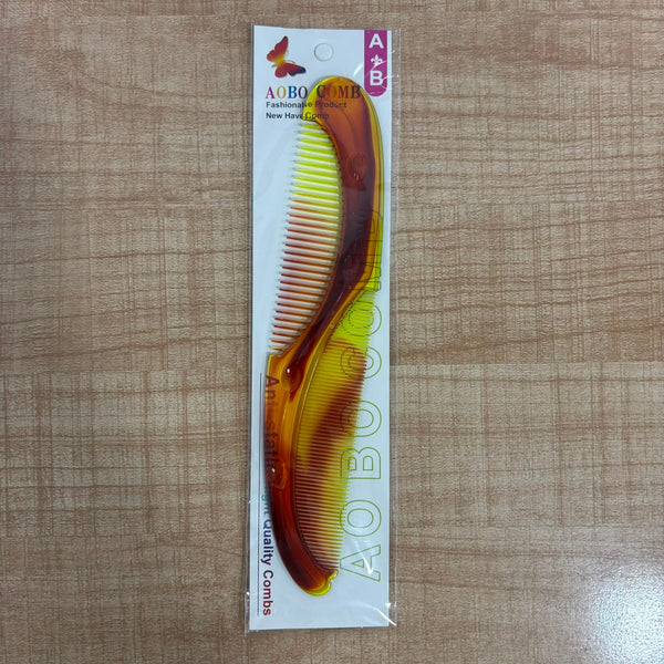 A06970 Anti-Static Hair Comb Set – Printed & Amber Stylist Hair Combs