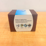 A06971 3-Piece High-Density Sanding Sponge Set for Kitchen Cleaning & Rust Removal