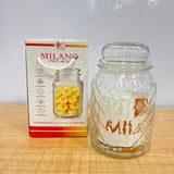 A06979 Milano Airtight Glass Storage Jar (1 Piece)