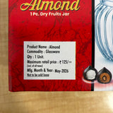 A06984 Almond Glassware Dry Fruit Jar (1 Pc)