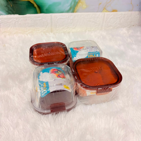A07009 Royal Plast Hill Lock 400 Plastic Container Set (4 Pieces)