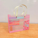 A07016 Aesthetic Frosted Plastic Gift Bag with Handles (255 x 200 x 95 mm)