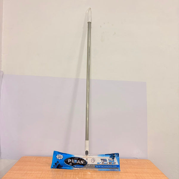 A07019 16inch TPR Floor Wiper with Long Stainless Steel Handle