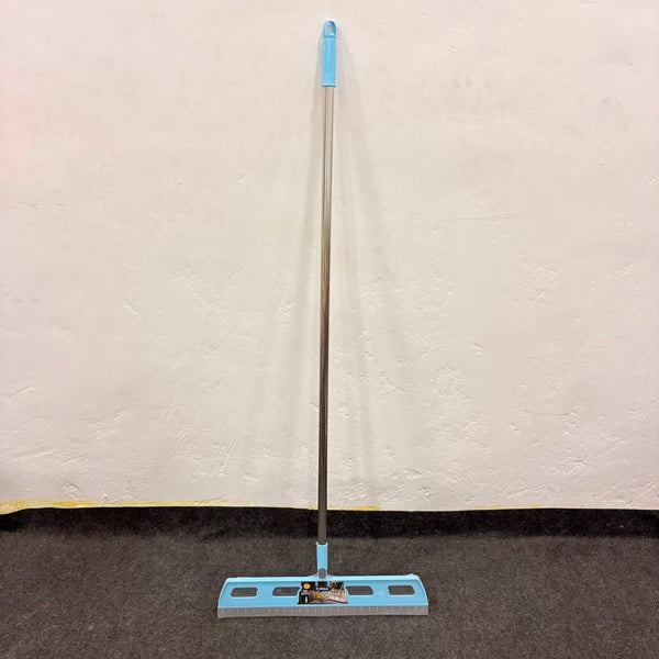 A07022 21 Inch 180° Rotating Head TPR Floor Wiper with Stainless Steel Handle