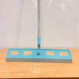 A07022 21 Inch 180° Rotating Head TPR Floor Wiper with Stainless Steel Handle