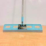 A07022 21 Inch 180° Rotating Head TPR Floor Wiper with Stainless Steel Handle