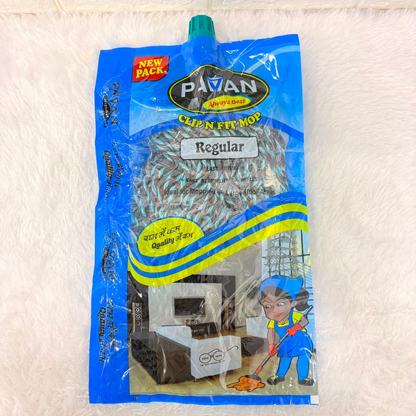 A07028 Regular Clip N Fit Mop - Floor Cleaning Refill