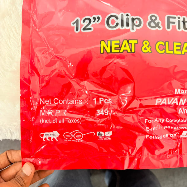 A07030 Jumbo Clip N Fit Mop - Floor Cleaning Refill - 12inch