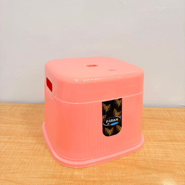 A07034 Square Line Plastic Bath Patla - Jumbo